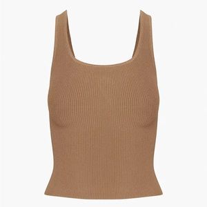 Babaton Sculpt Knit Squareneck Tank